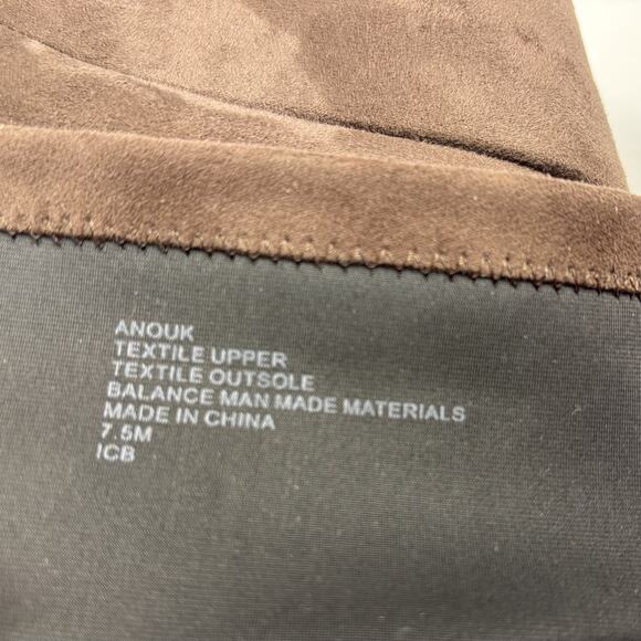 New Aerosoles Women's Anouk Mid Calf Boot Brown Faux Suede Size 7.5 - Picture 6 of 13